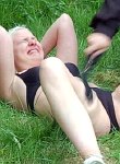 Outdoor spanking and harsh pussy whipping to tears