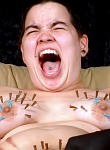 Needle tortured japanese slave girls piercing pain