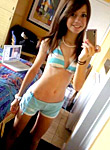 Cute amateur teen posers stripping naked